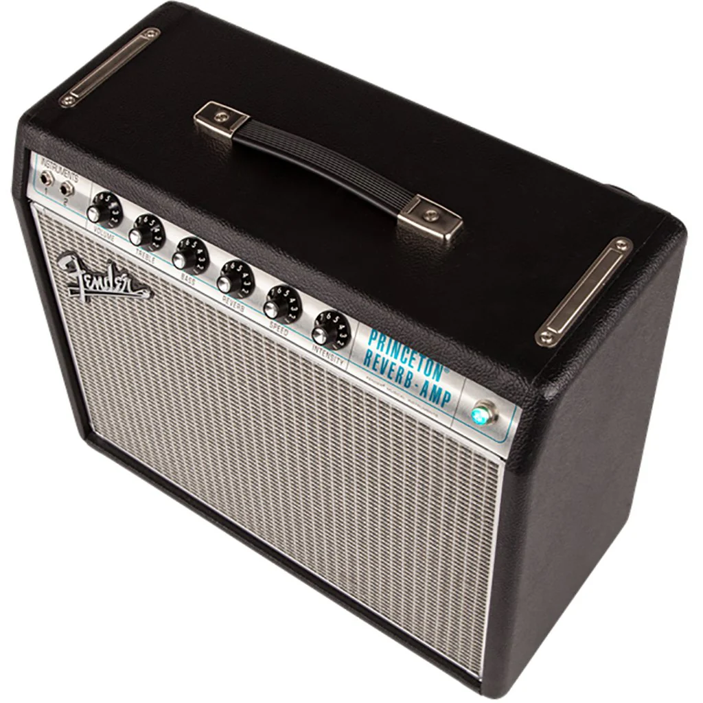 Fender 68 Custom Princeton Reverb - 12W 1X10 Combo Tube Amp - Image 4