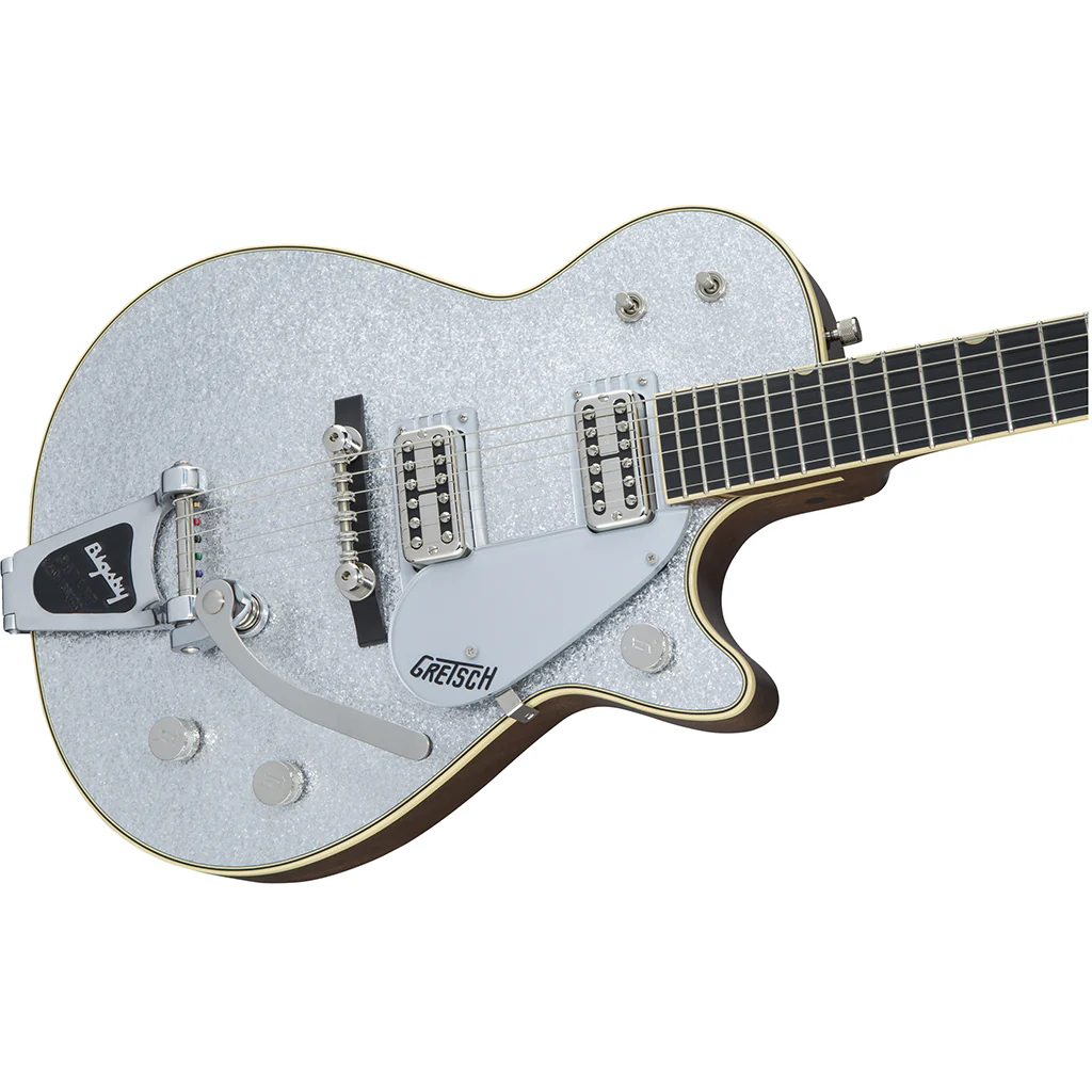 Gretsch G6129T-59 Vintage Select 59 Silver Jet - Silver Sparkle - Image 4