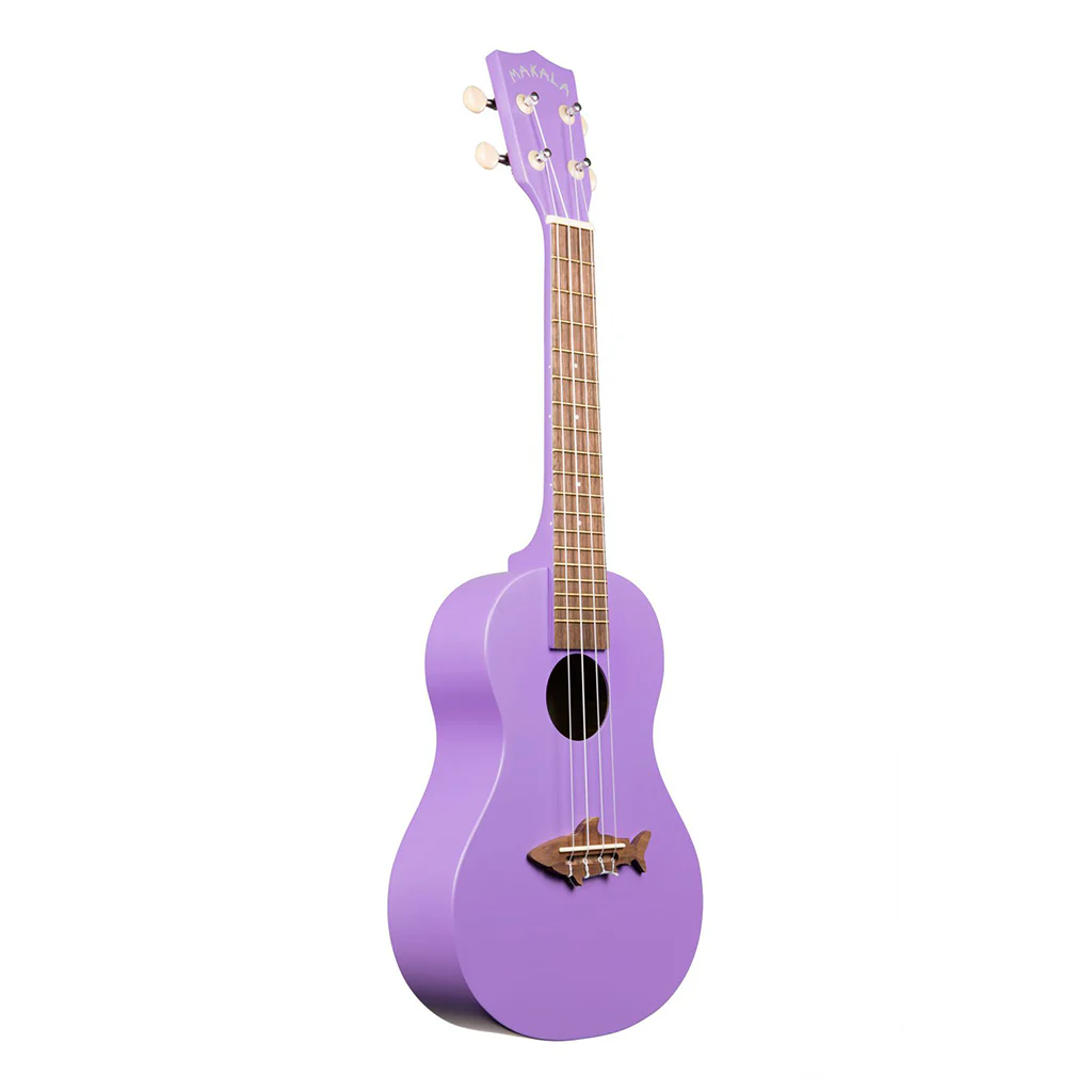 Makala Soprano Ukulele Shark Bridge - Purple - Image 3