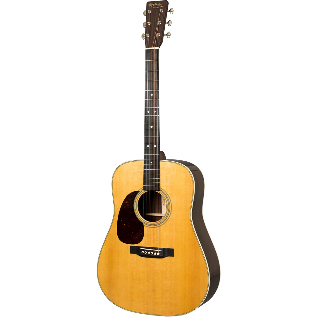 Martin D-28 Left Handed Dreadnought Acoustic Guitar - Image 3