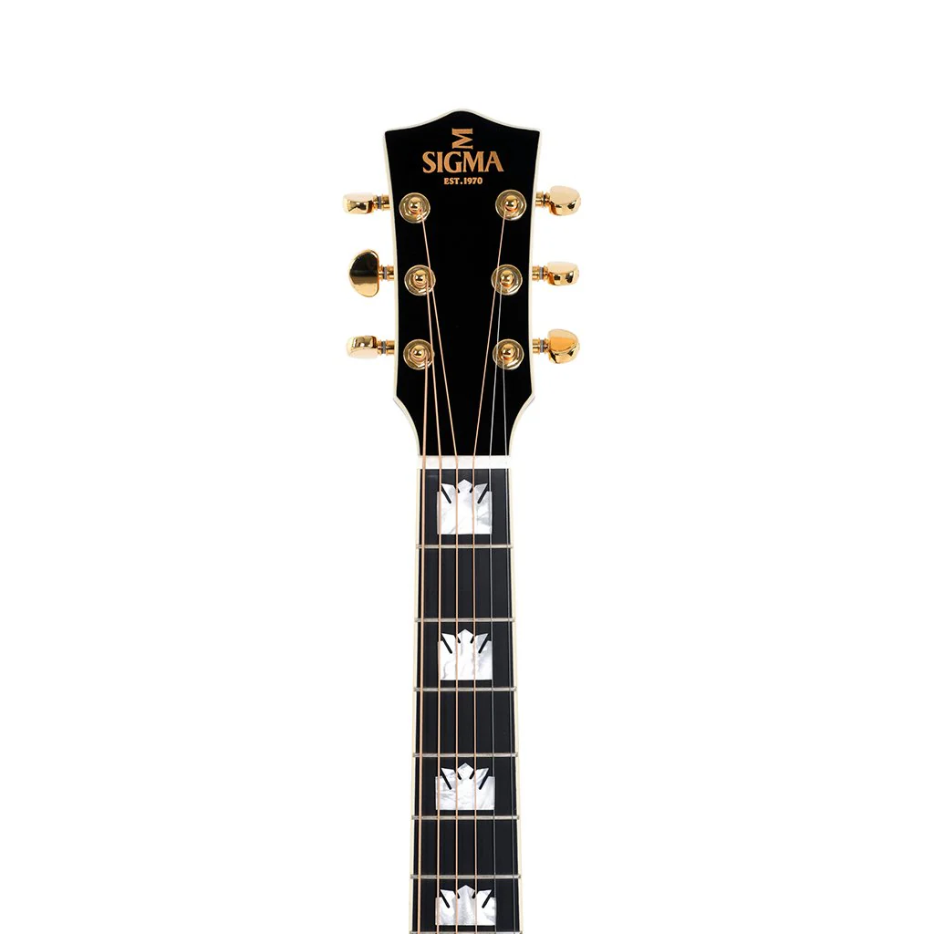 Sigma GJA-SG200 Jumbo Acoustic Guitar - Sunburst - Image 6